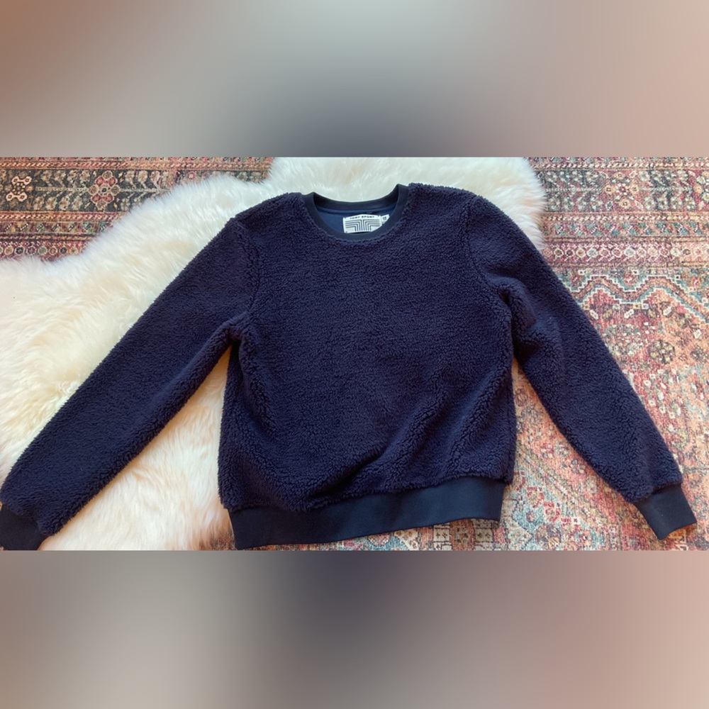 Fuzzy Tory Sport Sweater (sz xs)